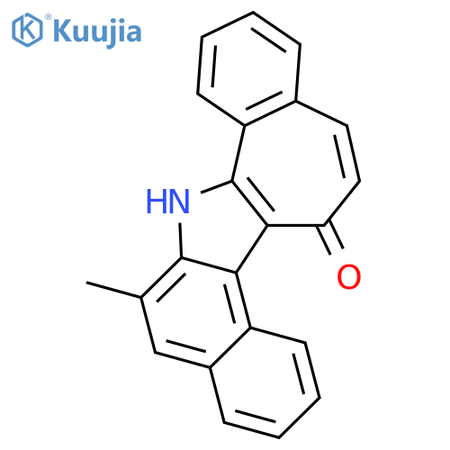 Benzo[e]benzo[6,7]cyclohept[1,2-b]indol-14(7H)-one, 6-methyl- structure