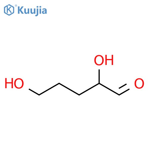 Pentanal, 2,5-dihydroxy-, (±)- structure