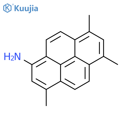 1-Pyrenamine, 3,6,8-trimethyl- structure