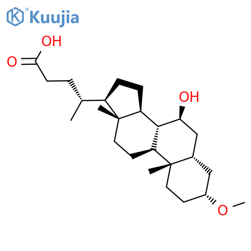 Cholan-24-oic acid, 7-hydroxy-3-methoxy-, (3a,5b,7b)- structure