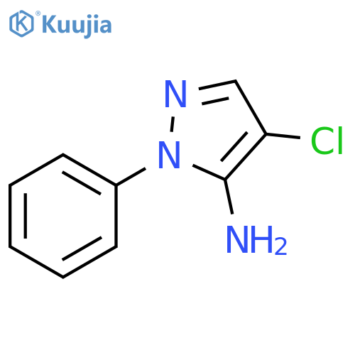 4-chloro-1-phenyl-1H-pyrazol-5-amine structure