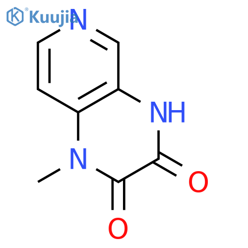 Pyrido[3,4-b]pyrazine-2,3-dione,1,4-dihydro-1-methyl- structure