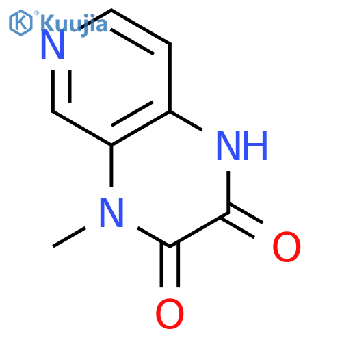 Pyrido[3,4-b]pyrazine-2,3-dione,1,4-dihydro-4-methyl- structure