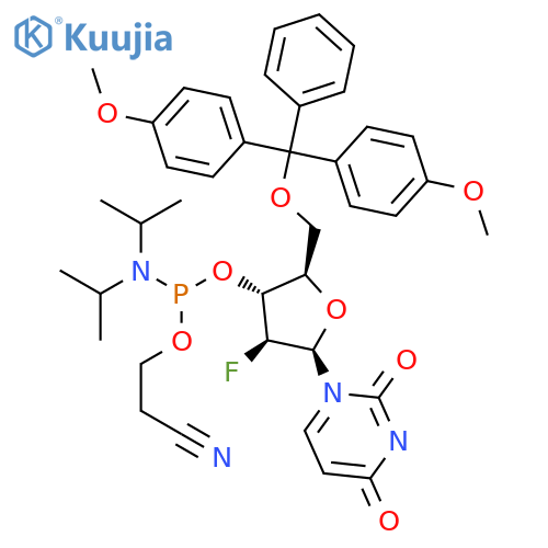 DMT-2′Fluoro-dU Phosphoramidite structure