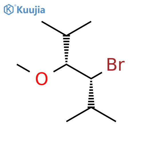 Hexane, 3-bromo-4-methoxy-2,5-dimethyl-, (R*,R*)-(±)- structure
