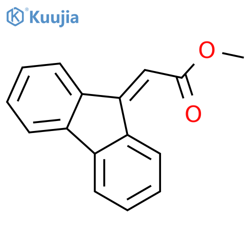 methyl 2-(9H-fluoren-9-ylidene)acetate structure