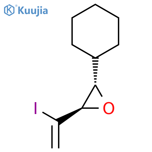 Oxirane, 2-cyclohexyl-3-(1-iodoethenyl)-, trans- structure