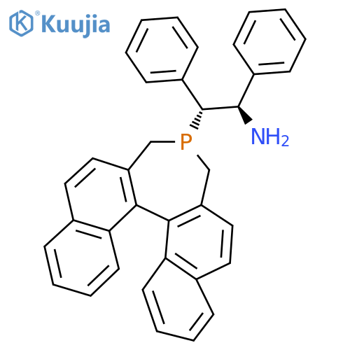 (1R,2R)-2-[(4S,11BR)-3,5-Dihydro-4H-dinaphtho[2,1-C:1',2'-E]phosphepin-4-YL]-1,2-diphenylethanamine structure