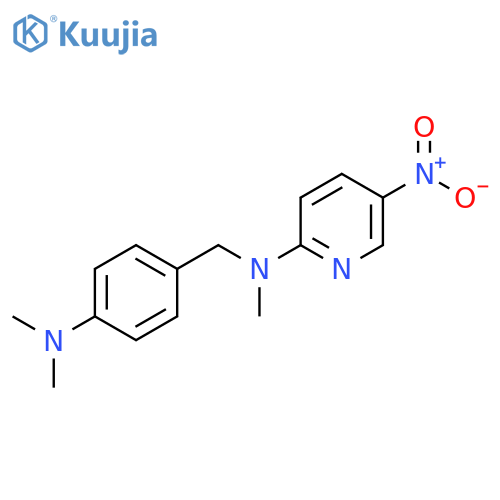 2-Pyridinamine, N-[[4-(dimethylamino)phenyl]methyl]-N-methyl-5-nitro- structure