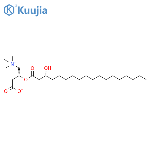 [(3R)-3-Hydroxyoctadecanoyl]-L-carnitine structure