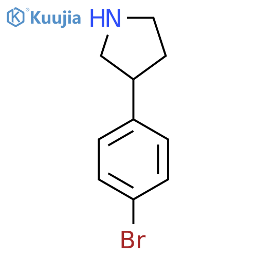 3-(4-Bromophenyl)pyrrolidine structure