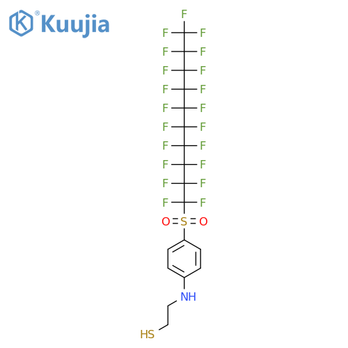 Ethanethiol, 2-[[4-[(heneicosafluorodecyl)sulfonyl]phenyl]amino]- structure