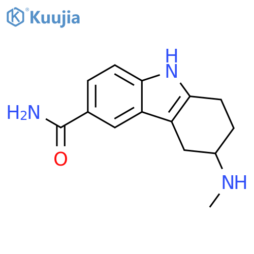 1H-Carbazole-6-carboxamide,2,3,4,9-tetrahydro-3-(methylamino)- structure