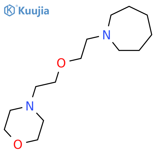 1H-Azepine, hexahydro-1-[2-[2-(4-morpholinyl)ethoxy]ethyl]- structure