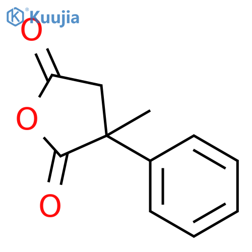 3-methyl-3-phenyloxolane-2,5-dione structure