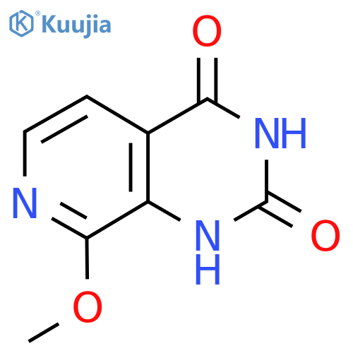 8-Methoxypyrido[3,4-d]pyrimidine-2,4-diol structure