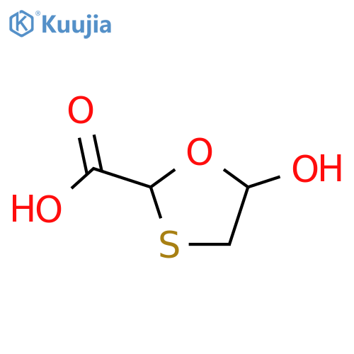 rac-trans-5-Hydroxy-1,3-oxathiolane-2-carboxylic Acid structure