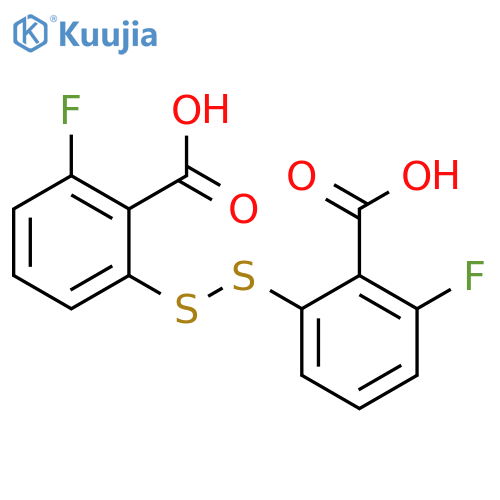2,2'-Dithiobis(6-fluorobenzoic Acid) structure