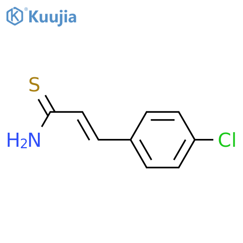 2-Propenethioamide, 3-(4-chlorophenyl)- structure