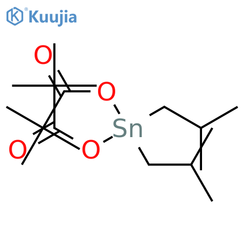 Stannane, bis(2,2-dimethyl-1-oxopropoxy)bis(2-methylpropyl)- structure