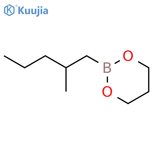 1,3,2-Dioxaborinane, 2-(2-methylpentyl)- structure