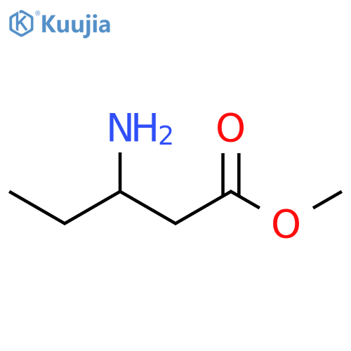 methyl 3-aminopentanoate structure