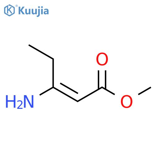 Pentenoic acid, 3-amino-, methyl ester structure