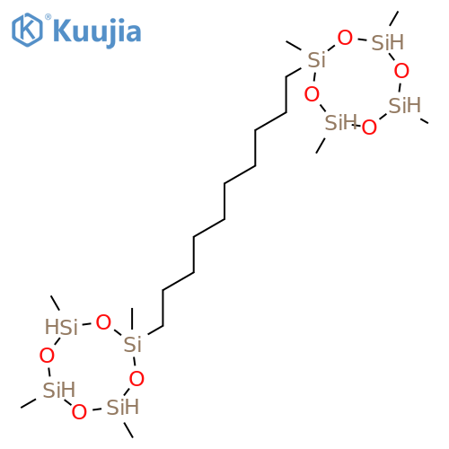 CYCLOTETRASILOXANE, 2,2'-(1,10-DECANEDIYL)BIS[2,4,6,8-TETRAMETHYL- structure