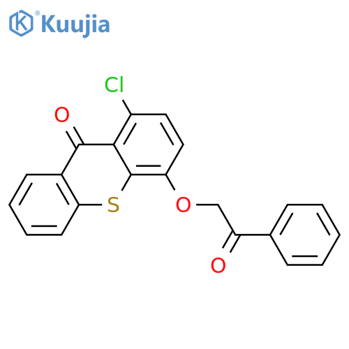 9H-THIOXANTHEN-9-ONE, 1-CHLORO-4-(2-OXO-2-PHENYLETHOXY)- structure