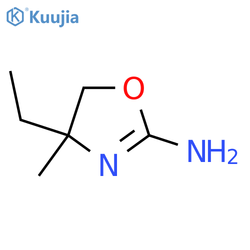 4-Ethyl-4-methyl-4,5-dihydro-1,3-oxazol-2-amine structure