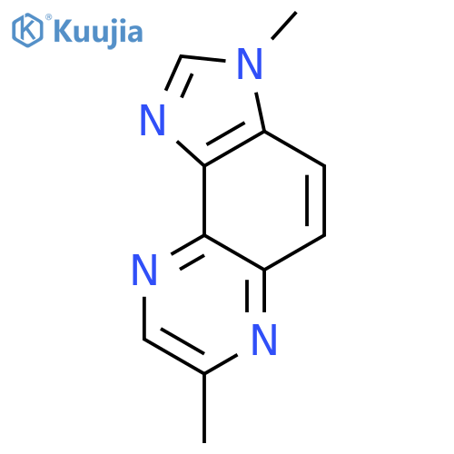 3H-Imidazo[4,5-f]quinoxaline,3,7-dimethyl- structure