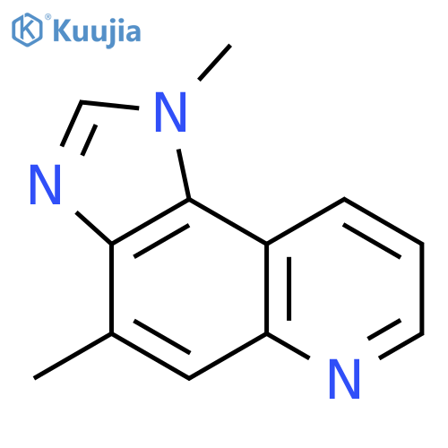 1H-Imidazo[4,5-f]quinoline,1,4-dimethyl- structure