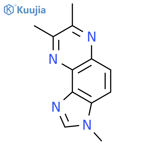 3H-Imidazo[4,5-f]quinoxaline, 3,7,8-trimethyl- structure