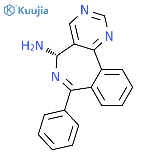 5H-Pyrimido[5,4-d][2]benzazepin-5-amine, 7-phenyl-, (S)- structure