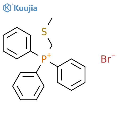 Phosphonium, [(methylthio)methyl]triphenyl-, bromide structure