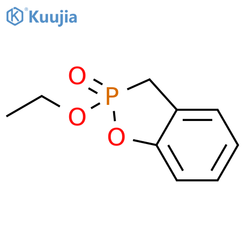 1,2-Benzoxaphosphole, 2-ethoxy-2,3-dihydro-, 2-oxide structure