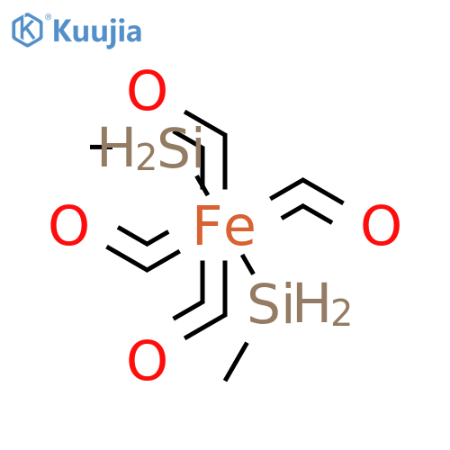 Iron, tetracarbonylbis(methylsilyl)- structure