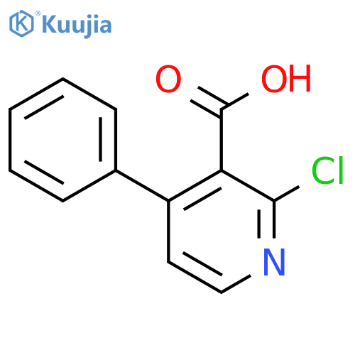 2-Chloro-4-phenylnicotinic acid structure