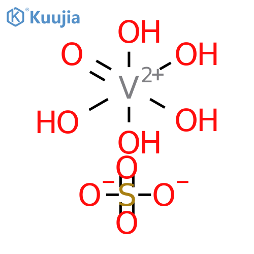 Vanadium(2+), pentaaquaoxo-, (OC-6-21)-, sulfate (1:1) structure
