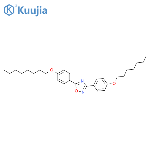1,2,4-Oxadiazole, 3-[4-(heptyloxy)phenyl]-5-[4-(octyloxy)phenyl]- structure