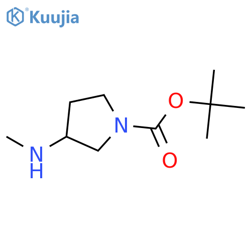 (S)-Tert-butyl 3-(methylamino)pyrrolidine-1-carboxylate structure
