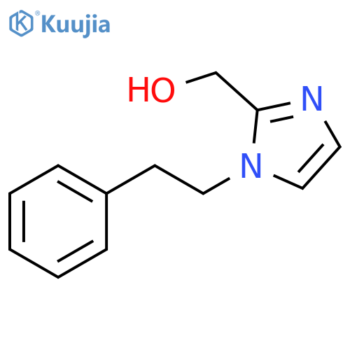 1H-Imidazole-2-methanol, 1-(2-phenylethyl)- structure
