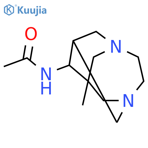 ACETAMIDE, N-(1-METHYL-3,6-DIAZATRICYCLO[4.3.1.13,8]UNDEC-9-YL)- structure