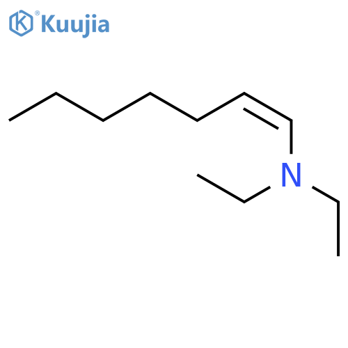 1-HEPTEN-1-AMINE, N,N-DIETHYL-, (Z)- structure