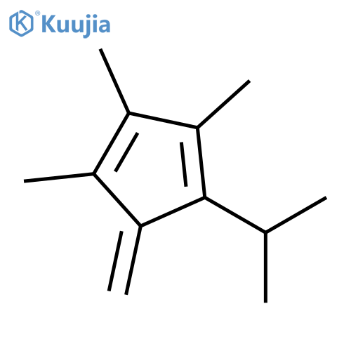 1,3-Cyclopentadiene,1,2,3-trimethyl-5-methylene-4-(1-methylethyl)- structure