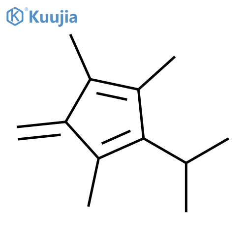 1,3-Cyclopentadiene,1,2,4-trimethyl-5-methylene-3-(1-methylethyl)- structure