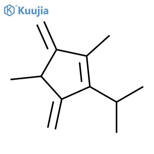 Cyclopentene,1,4-dimethyl-3,5-bis(methylene)-2-(1-methylethyl)- structure