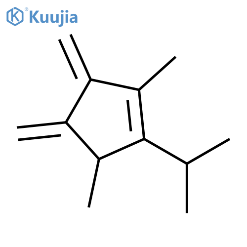 Cyclopentene,1,3-dimethyl-4,5-bis(methylene)-2-(1-methylethyl)- structure