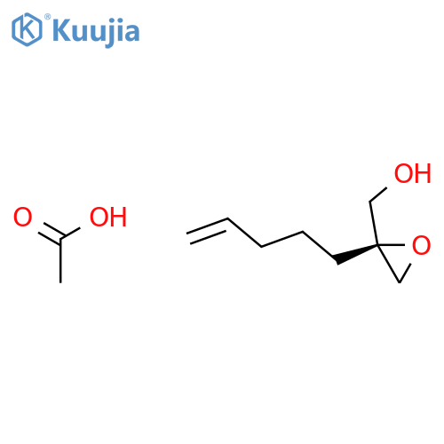 Oxiranemethanol, 2-(4-pentenyl)-, acetate, (S)- structure
