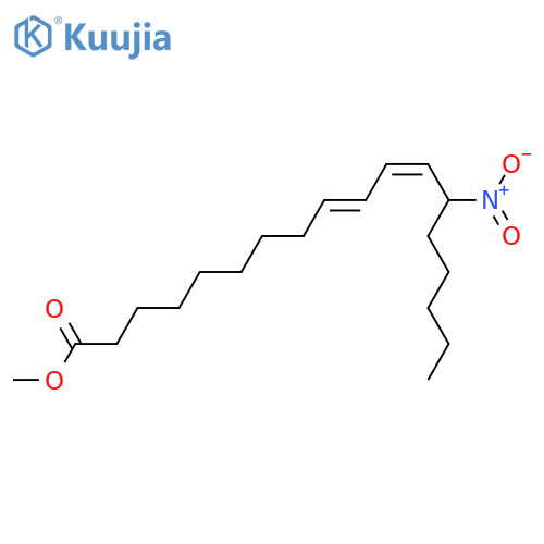 9,11-Octadecadienoic acid, 13-nitro-, methyl ester, (E,Z)- structure